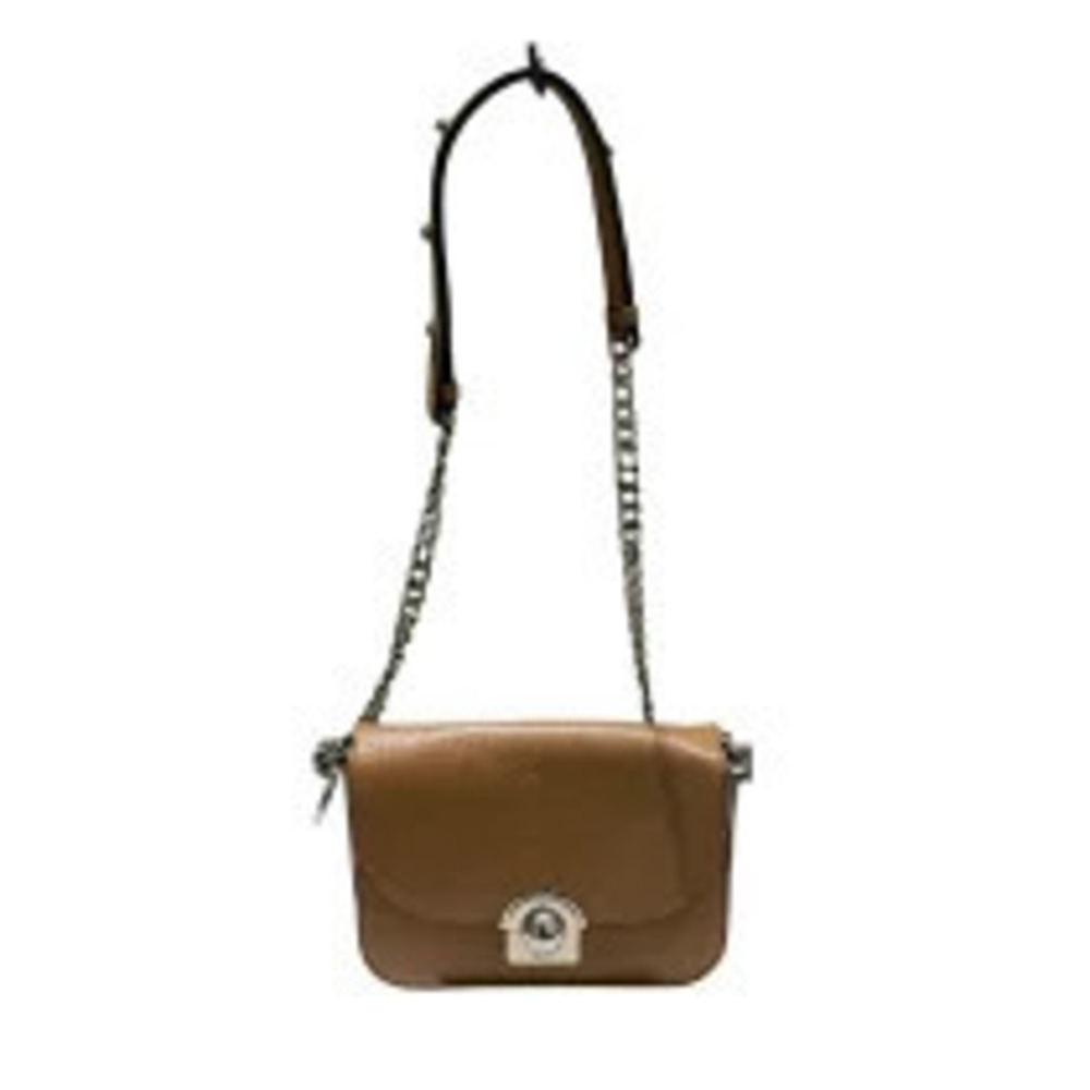 Prada Flap Chain Shoulder Bag Leather